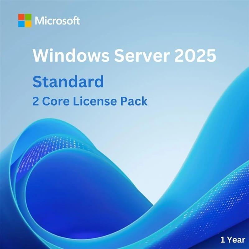 Microsoft Windows Server 2025 Standard – 2 Core License Pack